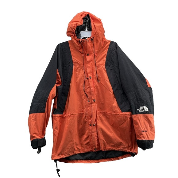 Vintage North Face Gore-Tex Mountain Light Jacket Men XL Orange